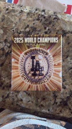 2025 Dodgers World Champions Ring