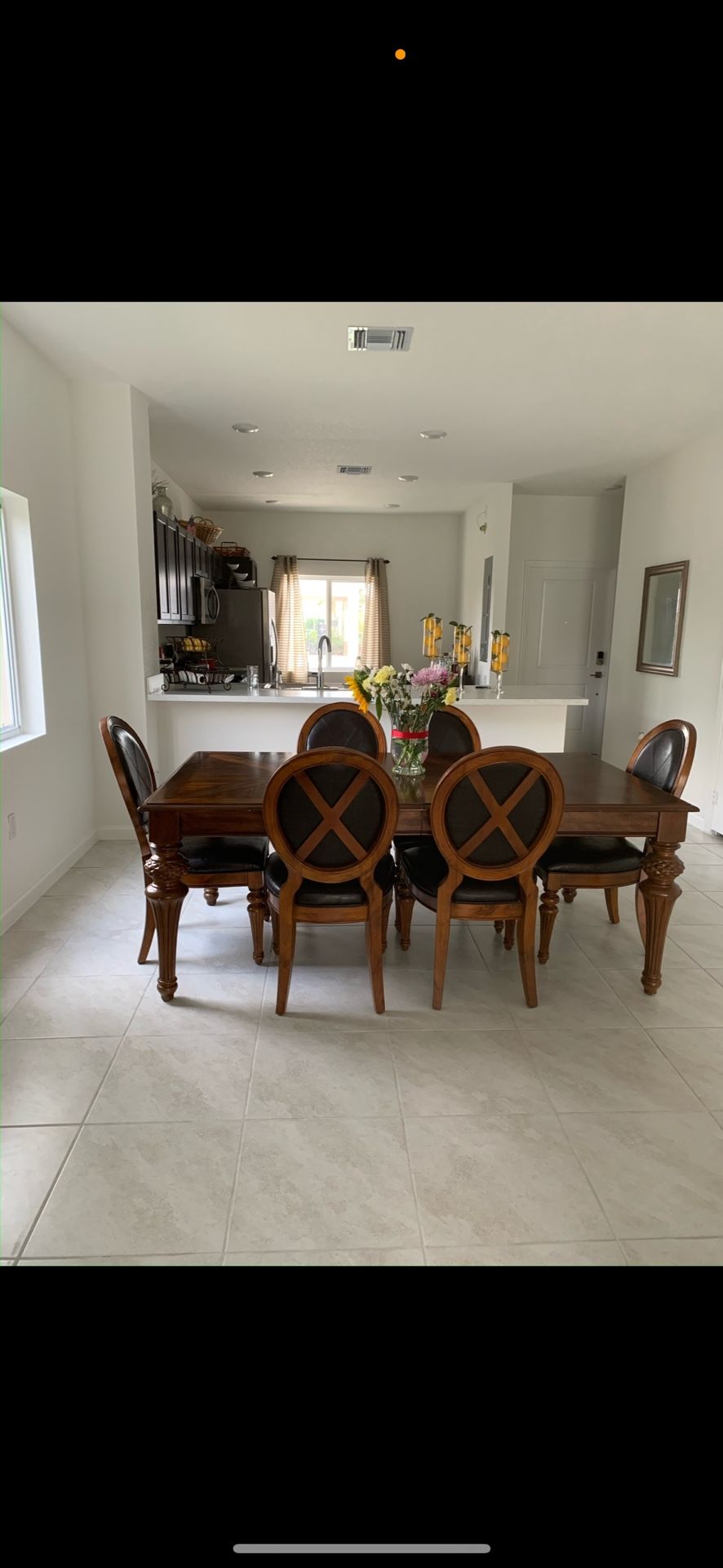 Wooden Table For 6