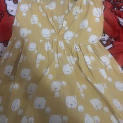 Women’s Two Too Teddy Bear Dress Size Small 