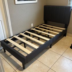 Upholstered Twin Size Bed