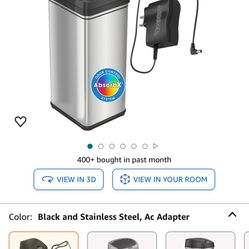 Electric No Touch Trash Can 