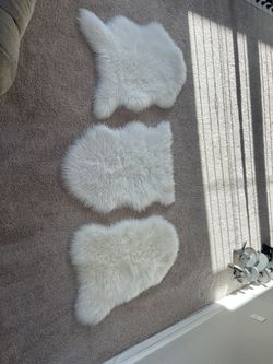 Fluffy Area Rugs $20 EACH 