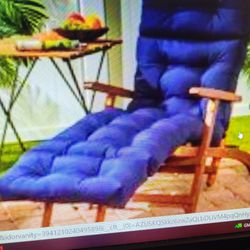 Overstuffed chaise lounge cushion by Greendale Home
Fashions. 72" X 22" new in box. Pick up in Scottsdale.