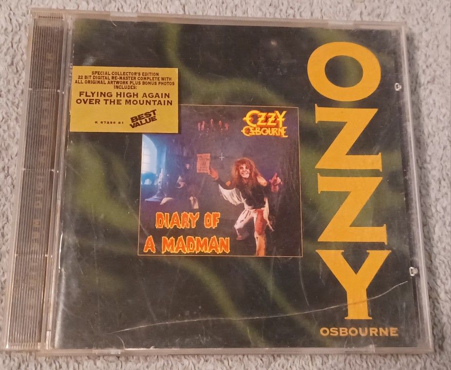 Ozzy Osbourne Diary Of A Madman CD Music Rock Metal Fly High