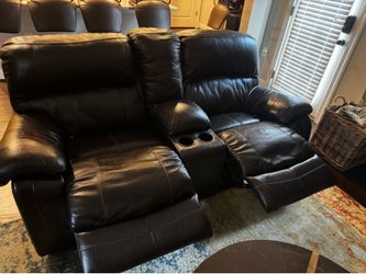 Leather couches