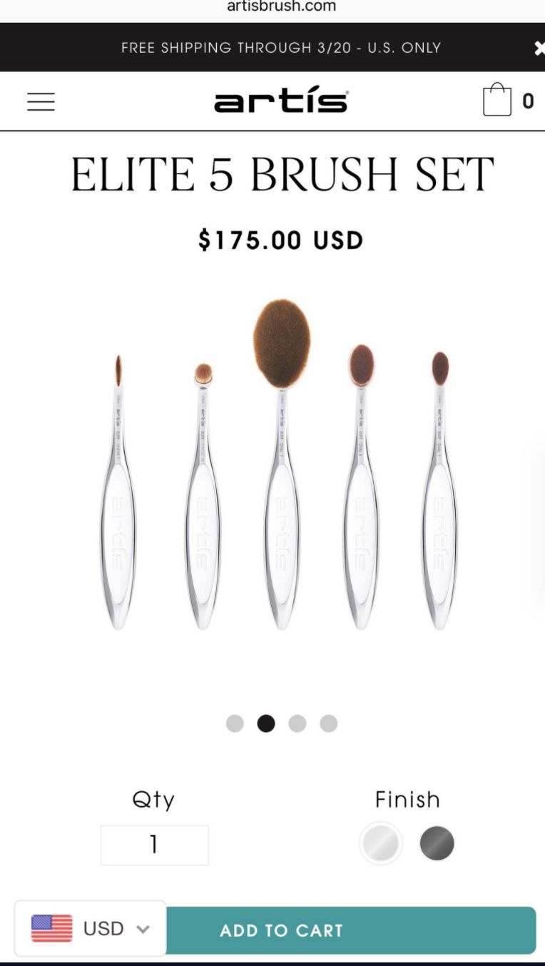 Artis Makeup Brush Set