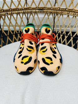 adidas Pharrell x NMD Human Race Animal Print - Pulse Amber  Size 9 men  Brand new without original box  100% authentic  Fast shipping 