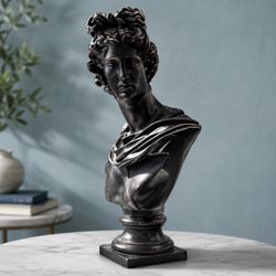 Large House Parts, Inc. Apollo Bust Sculpture 24”