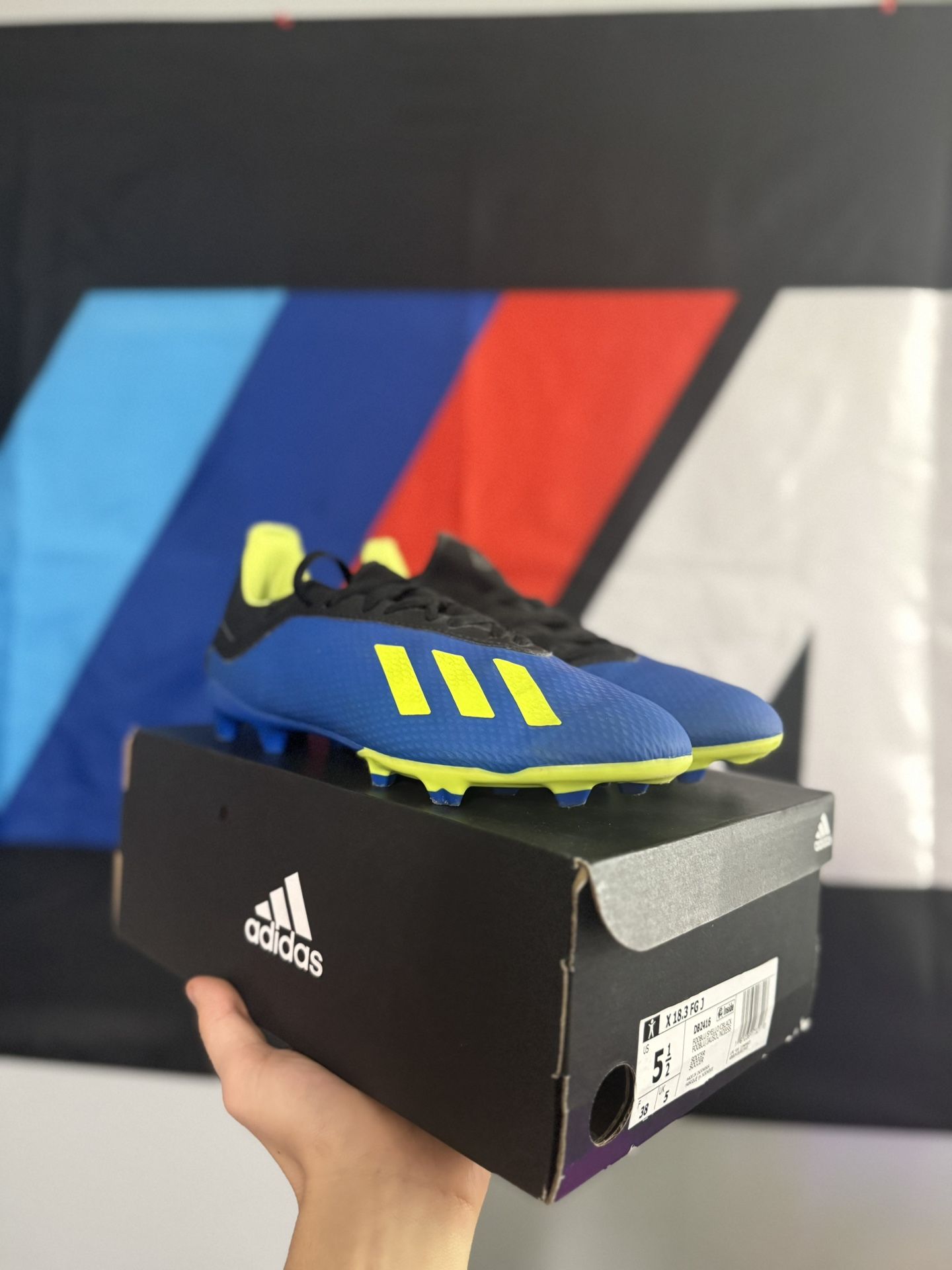 Adidas Kids' X 18.3 FG Soccer Cleats