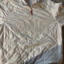 SUPREME QUILTED WHITE PULLOVER