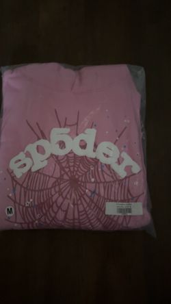 Sp5der Hoodie Pink Medium
