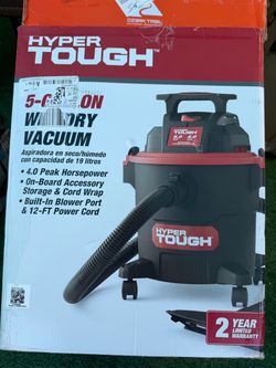 Hyper Tough 5-Gallon Wet/Dry Vacuum