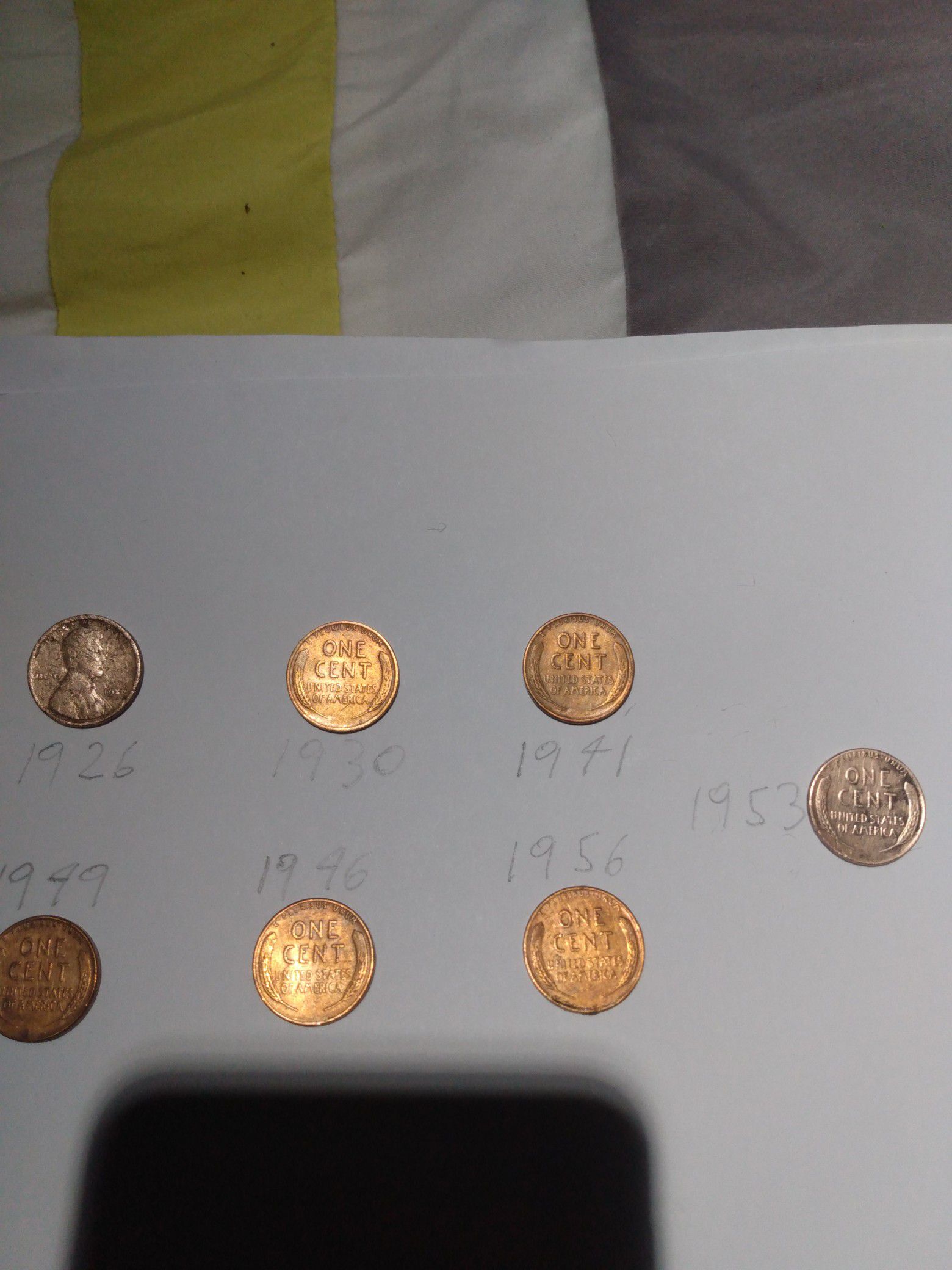 Various pennies