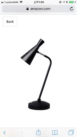 LED Desk Lamp Eye-care Table Lamps,7W Dimmable Office Lamp for Reading Working Studing,Touch Control,Step Dimming,Black