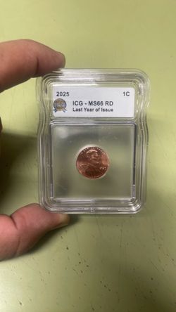 2025 penny last year of issue graded ICG