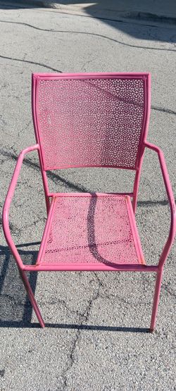 6 metal Chairs