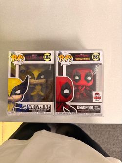 APRIL POOLS DAY  SE DEADPOOL FUNKO + WOLVERINE FUNKO