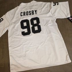 Raiders Maxx Crosby #98 Jersey – XL – New
