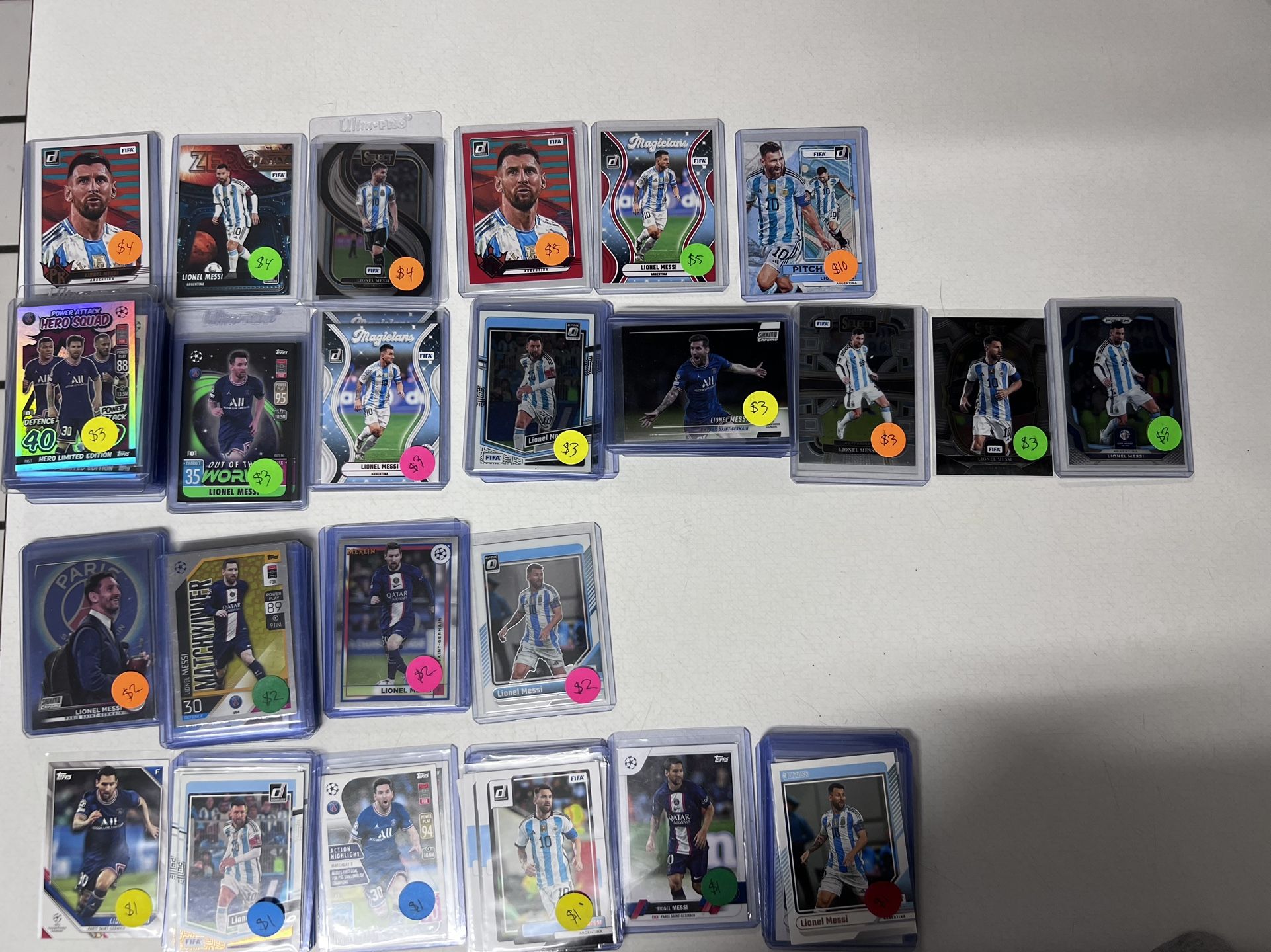 Messi And Ronaldo Soccer Cards