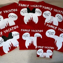 Disney family vacations shirts / Camisas personalizadas para vacaciones