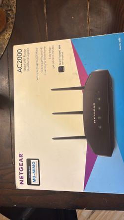 Netgear ac2000 smart WiFi router dual band gigabit
