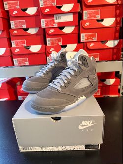 Air Jordan 5 wolf grey men size 8.5