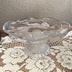 Pedestal Crystal Dish