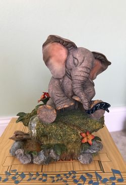 Musical Elephant Figurine