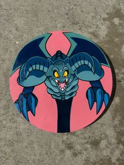 Yugioh Toon Summoned Skull Canvas Painting 