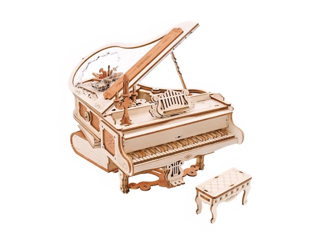 Mechanical Music Box Piano Puzzle