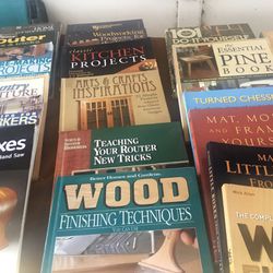 Woodworking Books.     $10 Each.    South Austin.   Curlew Drive.   