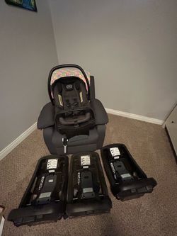 1 infant carrier, 4 bases
