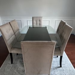 Glass Dinning Room Table
