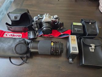 Canon ae-1 camera & all accessories