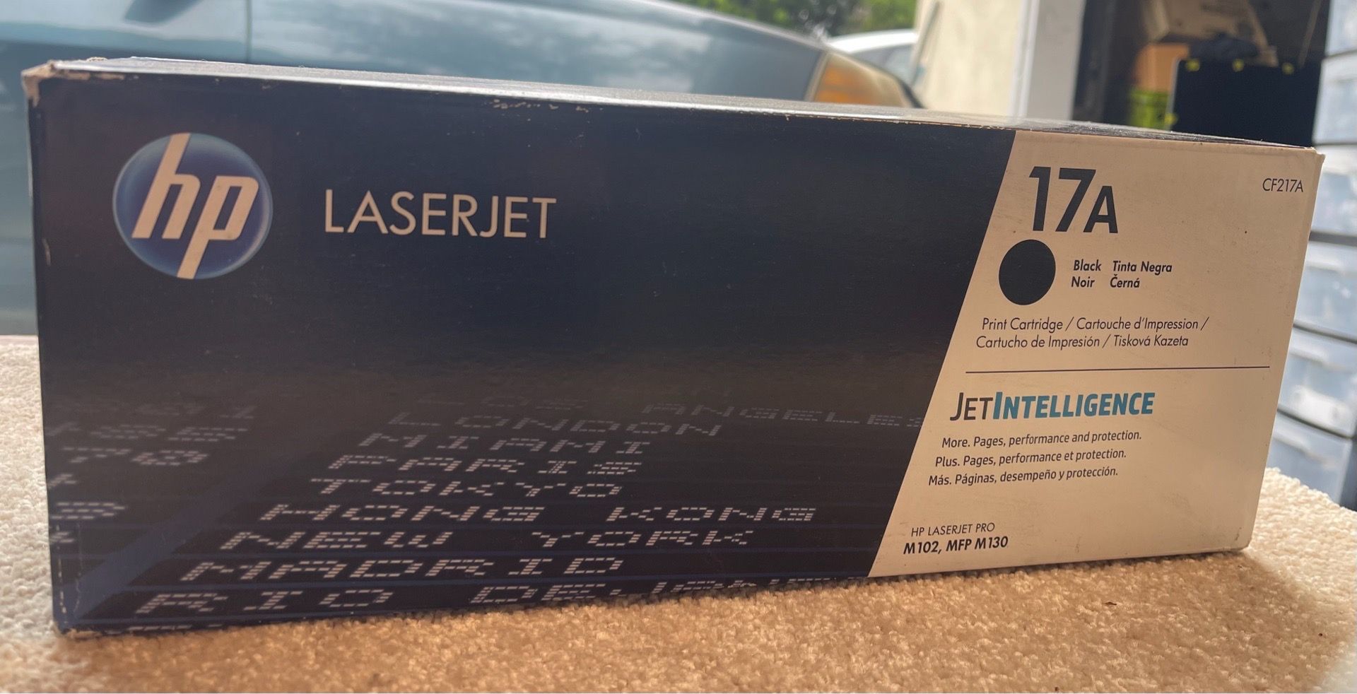 HP 17A Black Original LaserJet Toner Cartridge, CF217A