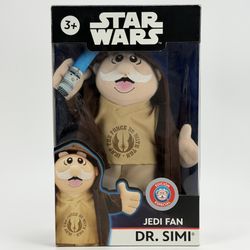 Original DR. SIMI Jedi Fan Star Wars Special Edition 12” Plush Disney Mexico