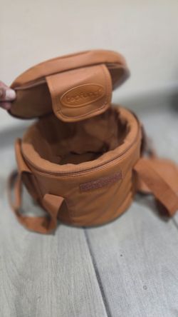 Topfund Tan Carrying Case Bag with Strap