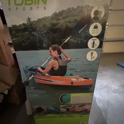 Inflatable Kayak Set with Paddle &