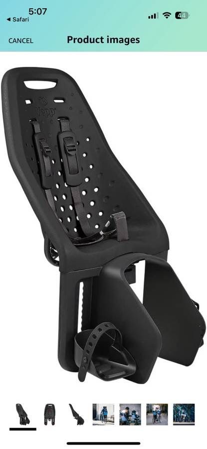 Thule Yepp Maxi Easyfit, Black, Rack Mount. - 2 Available 