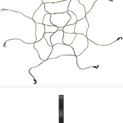 Husky Adjustable Cargo Net with Hooks Fits Any Size Pickup Trucks High Quality