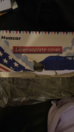 License plate cover