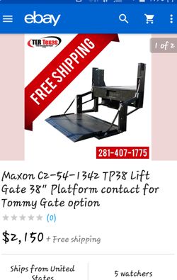 Lift Gate !! $! $! $!