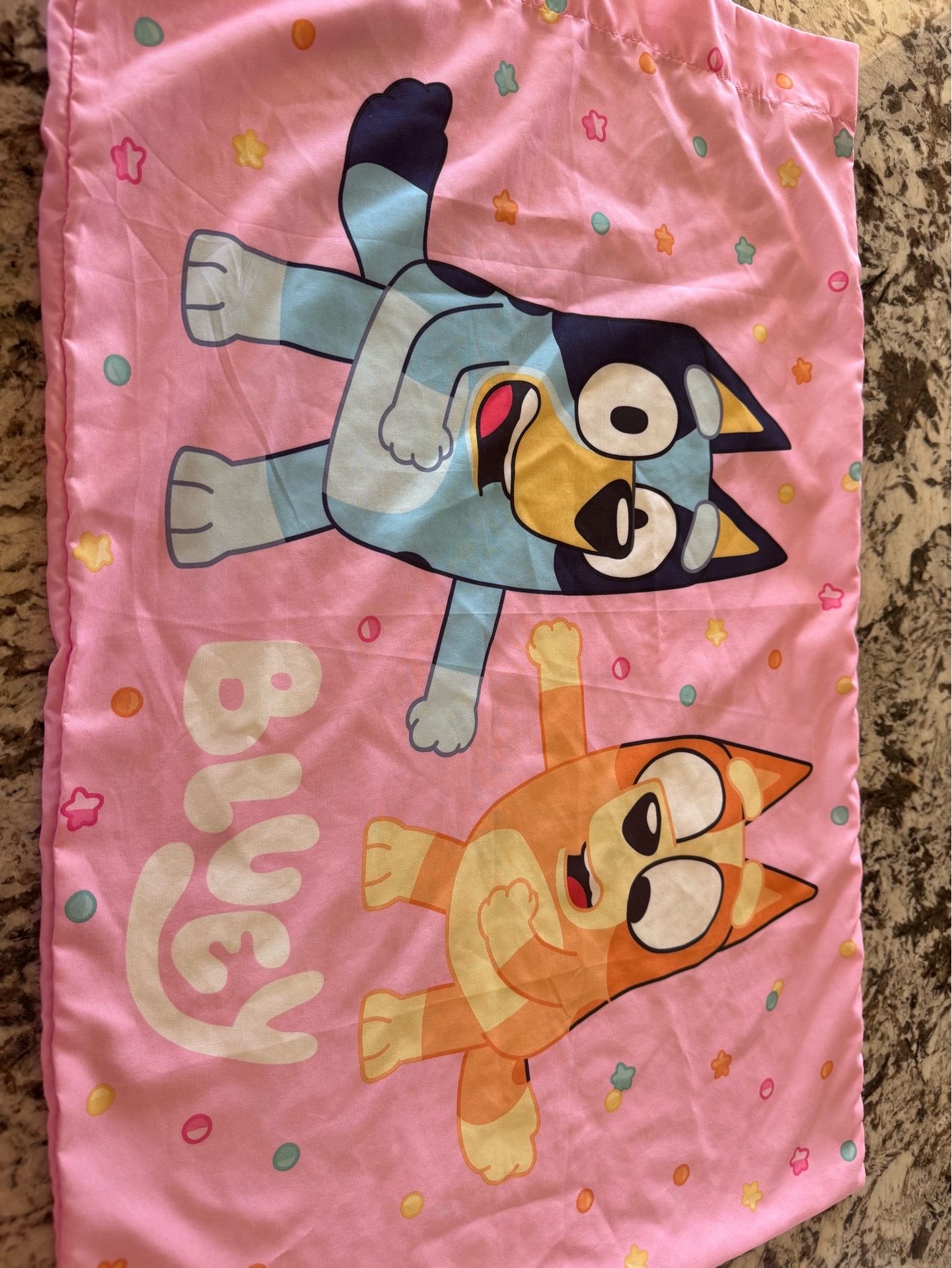Bluey queen size sheet set