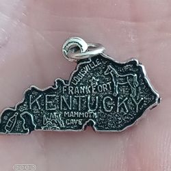 Vtg.sterling Silver "Kentucky "Charm