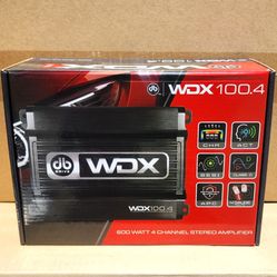 DB Drive 400 Watts 4-Channel Speaker System Amplifier WDX-Series WDX100.4 🚨 Payment Options Available 🚨 No Credit Needed 🚨 