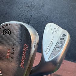 Callaway and Cleveland wedges  righty  20 bucks