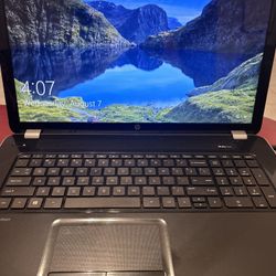 Silver HP Laptop