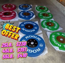 Rogue weight lifting plates