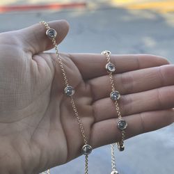 Crystal Necklace Bracelet 