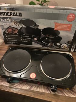 New 2000W Electric Double Burner Portable Stove